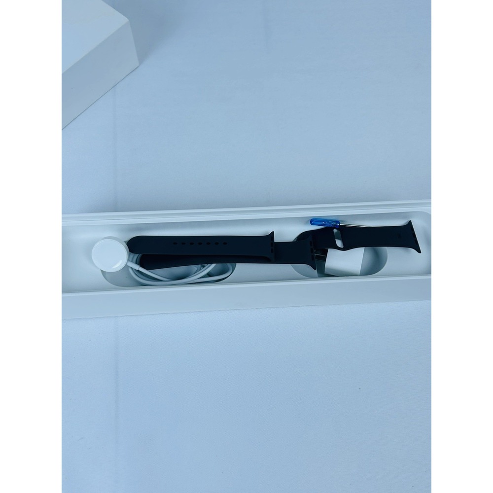 Apple Watch Series 3 Box Charger Block & Band MR362LL/A A1859 White Black 42mm - Picture 6 of 16